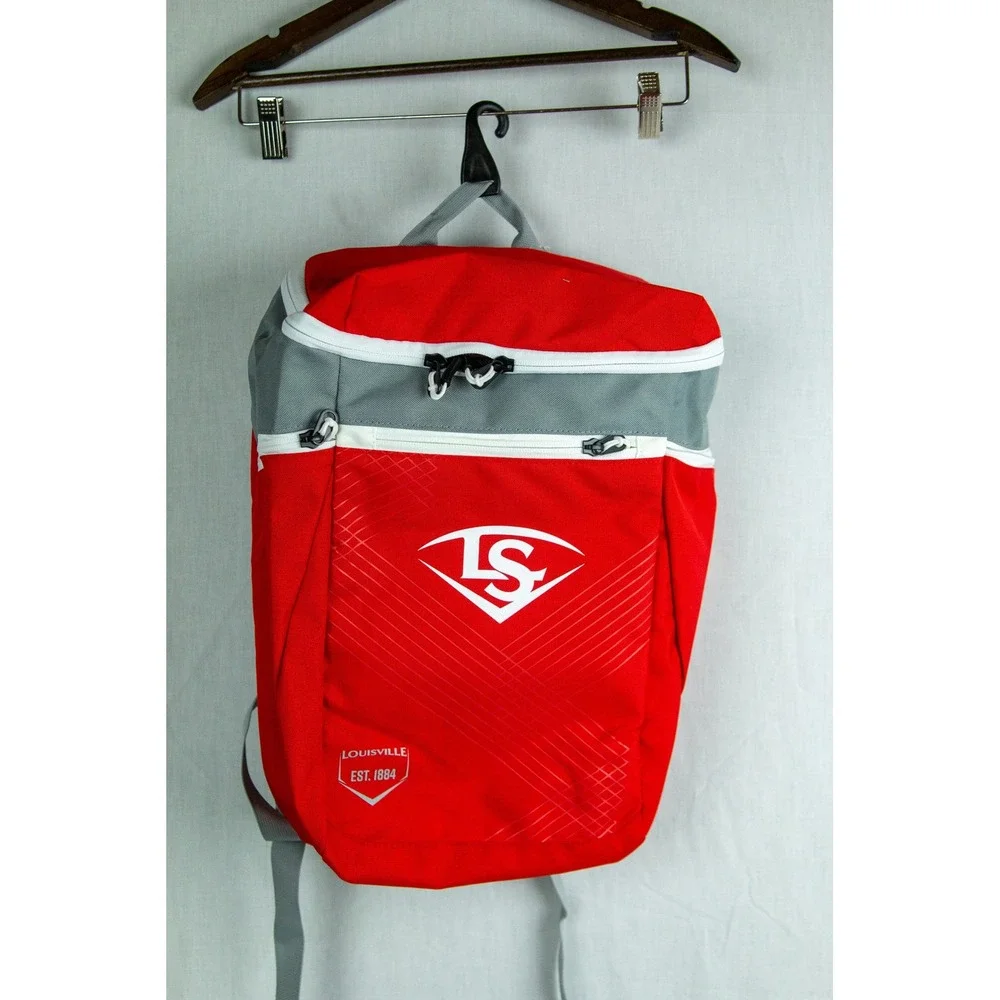 Louisville Slugger Powerized Stick Pack Baseball Softball Bat Bag Red Grey NEW